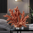 Escultura Coral Mare em Resina com Base de Cristal - Velore Casa