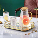 Bandeja Decorativa Retangular com Espelho para Banheiro e Sala - Velore Casa