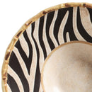 Prato Risoto Zebra Animais - 6 Unidades - Velore Casa